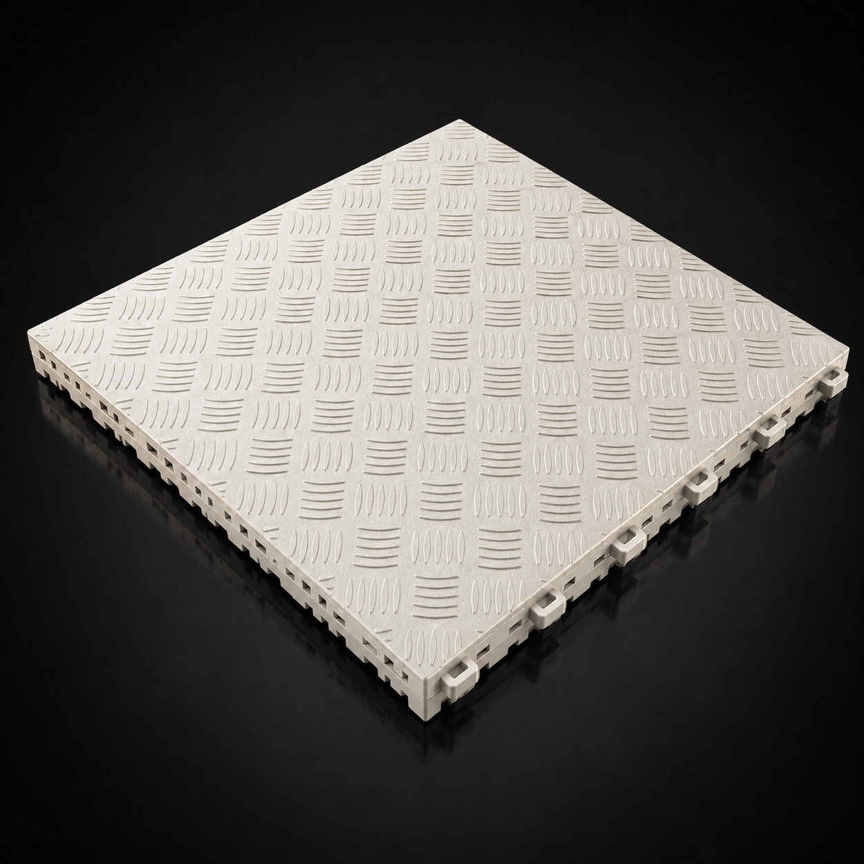 Loseta de garaje CorsaLux Chicane en blanco