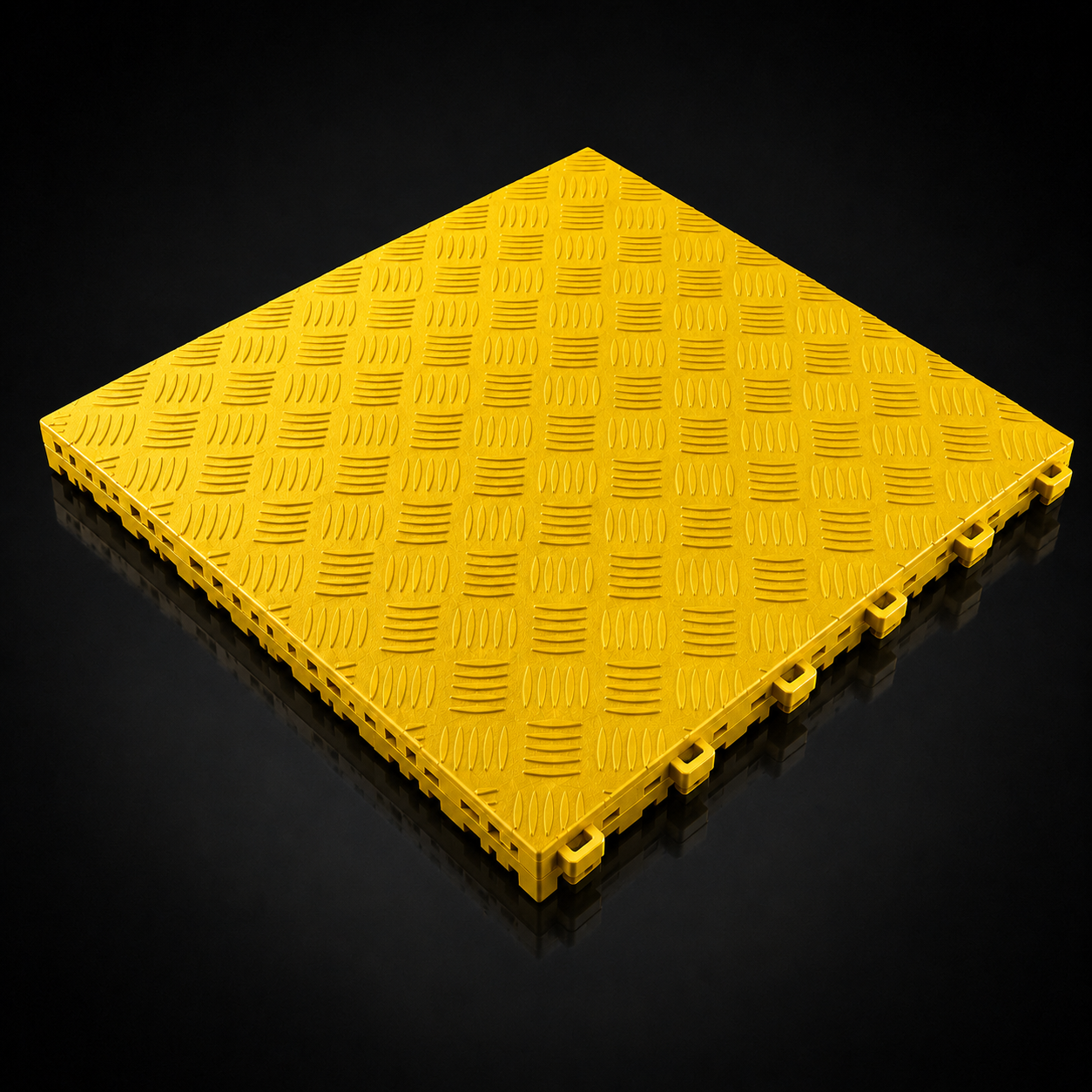 Loseta de garaje CorsaLux Chicane en amarillo