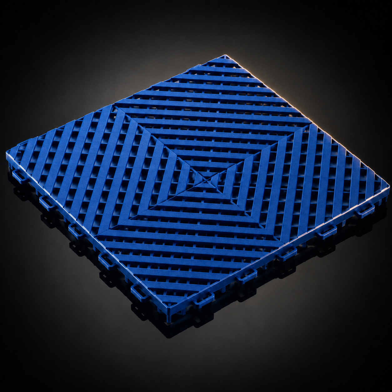 Loseta de garaje CorsaLux Grid en azul