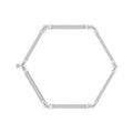 Luminaria LED hexagonal CorsaLux Hexa Flex HM-1, 1 hexágono, 940 × 830 mm