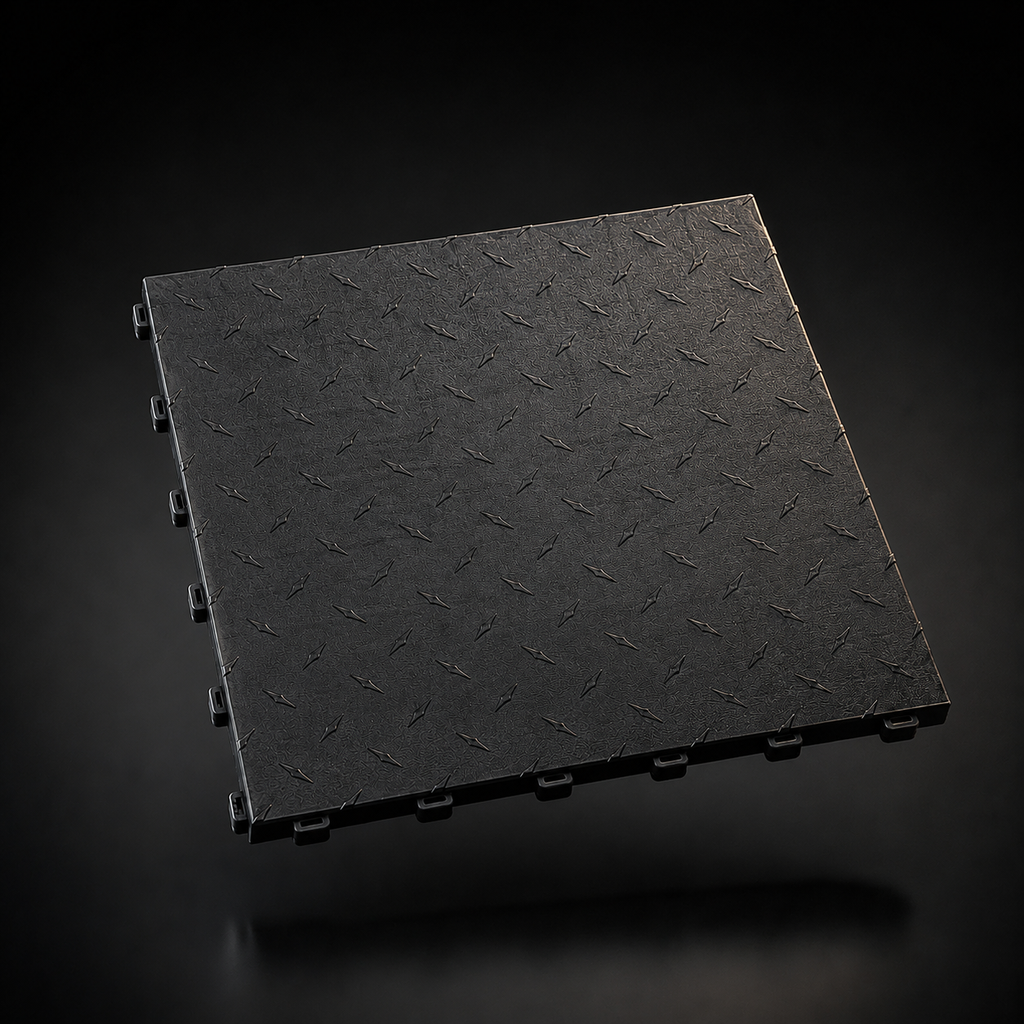 Loseta de garaje CorsaLux Vertex en negro