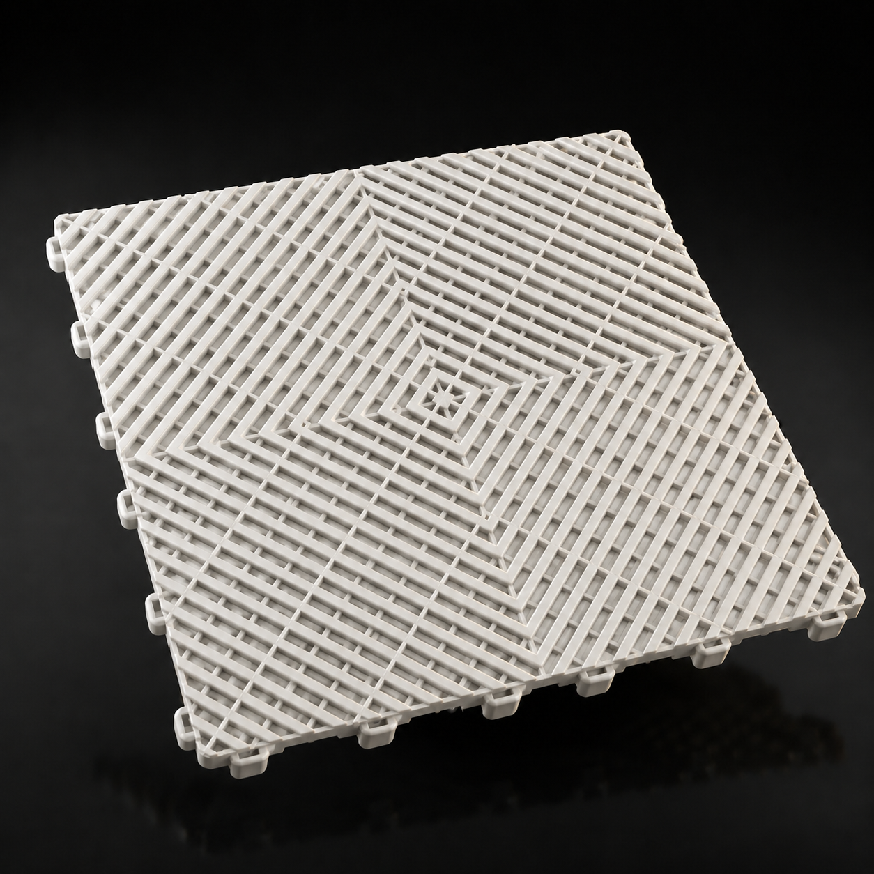 Loseta de garaje CorsaLux Apex en blanco